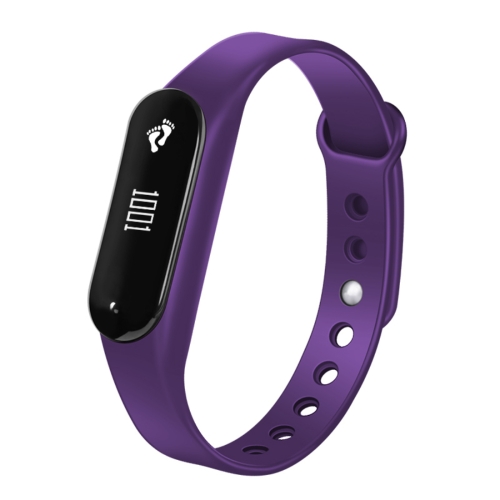 

CHIGU C6 0.69 inch OLED Display Bluetooth Smart Bracelet, Support Heart Rate Monitor / Pedometer / Calls Remind / Sleep Monitor / Sedentary Reminder / Alarm / Anti-lost, Compatible with Android and iOS Phones (Purple)