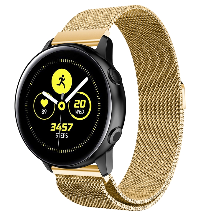 Milanis Magnetic Stainless Steel Mesh Wrist Strap WatchBand for Galaxy Watch Active 20mm (Gold)
Milanis Magnetic Stainless Steel Mesh Wrist Strap WatchBand for Galaxy Watch Active 20mm (Gold)