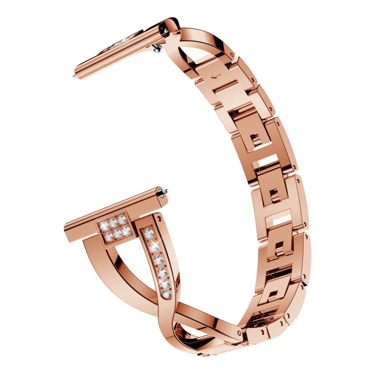 X-shaped Diamond Stainless Steel Wrist Strap WatchBand for Galaxy Watch Active 20mm (Rose Gold)
X-shaped Diamond Stainless Steel Wrist Strap WatchBand for Galaxy Watch Active 20mm (Rose Gold)