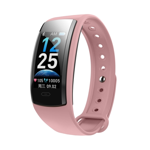 

QS90 Plus 0.96 inch TFT HD Color Screen Smart Bracelet IP67 Waterproof, Support Call Reminder/ Heart Rate Monitoring /Blood Pressure Monitoring/ Sleep Monitoring/Blood Oxygen Monitoring (Pink)