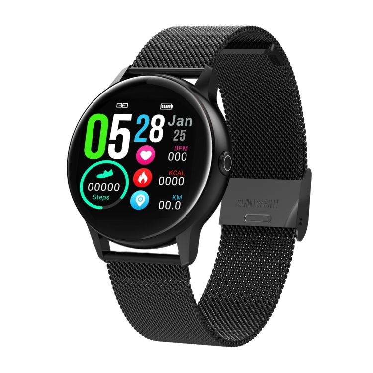 DT88 1.22 inch Full Circle Full Touch Steel Strap Smart Sport Watch IP68 Waterproof, Support Real-time Heart Rate Monitoring / Sleep Monitoring / Bluetooth / Alarm Clock(Black)
DT88 1.22 inch Full Circle Full Touch Steel Strap Smart Sport Watch IP68 Waterproof, Support Real-time Heart Rate Monitoring / Sleep Monitoring / Bluetooth / Alarm Clock(Black)