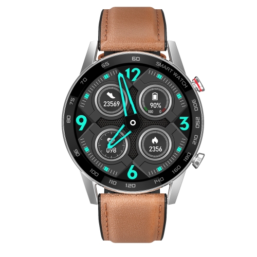 DT95 1.3 inch Round Color Screen Smart Watch, IP68 Waterproof, Support ECG Female Cycle / Heart Rate Blood Pressure Monitoring / Sedentary Reminder / Sleep Monitoring, Leather Strap (Silver)
DT95 1.3 inch Round Color Screen Smart Watch, IP68 Waterproof, Support ECG Female Cycle / Heart Rate Blood Pressure Monitoring / Sedentary Reminder / Sleep Monitoring, Leather Strap (Silver)