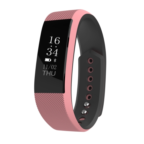 

W808S Touch Screen Bluetooth Smart Bracelet, Support Heart Rate Monitor / Pedometer / Calls Remind / Sleep Monitor / Message Remind / Sedentary Remind / Alarm, Compatible with Android and iOS Phones(Pink)