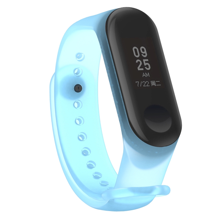 Colorful Translucent Silicone Wrist Strap Watch Band for Xiaomi Mi Band 3 & 4 (Blue)
Colorful Translucent Silicone Wrist Strap Watch Band for Xiaomi Mi Band 3 & 4 (Blue)