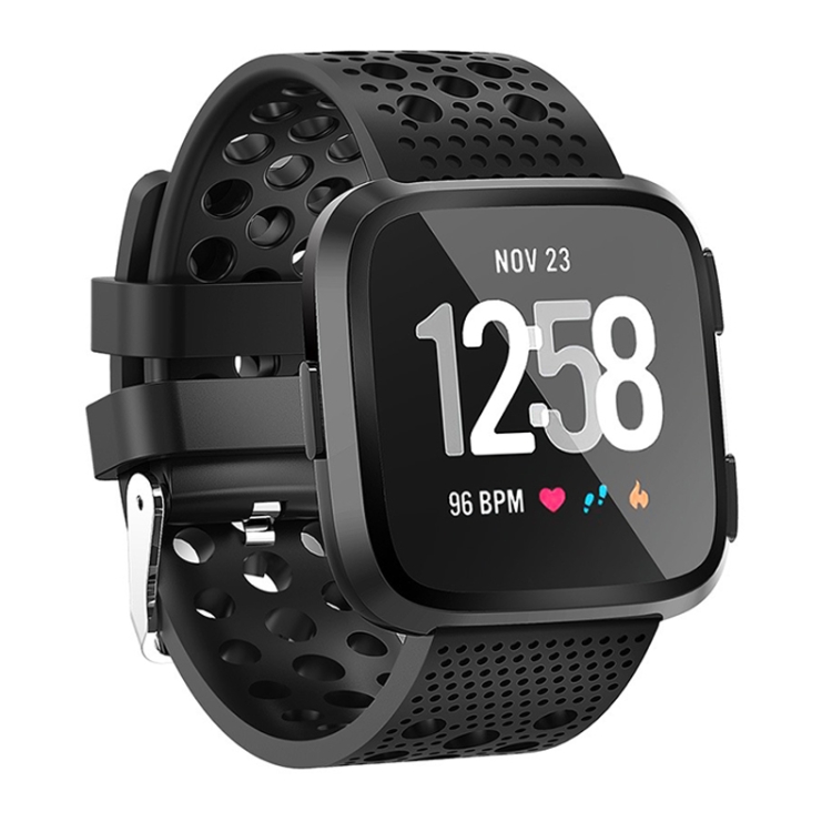 Smart Watch Venting Circle Hole Wrist Strap Watchband for Fitbit Versa (Black)
Smart Watch Venting Circle Hole Wrist Strap Watchband for Fitbit Versa (Black)
