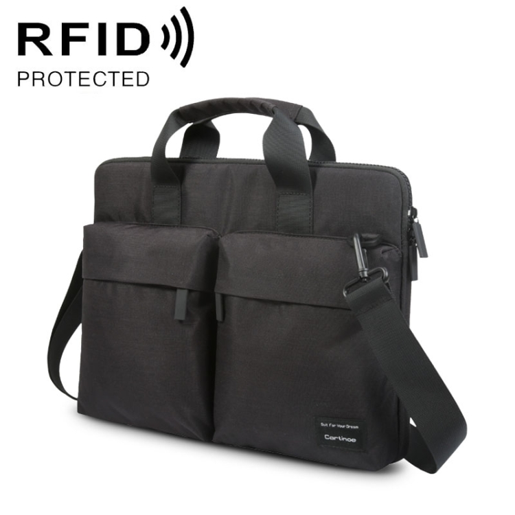 Cartinoe 15 inch ANTI-RFID Fashion Comfortable Breathable Polyester Laptop Bag with Handle & Shoulder Strap(Black)
Cartinoe 15 inch ANTI-RFID Fashion Comfortable Breathable Polyester Laptop Bag with Handle & Shoulder Strap(Black)