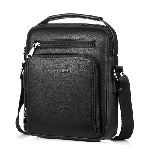 WEIXIER 18062 Multifunctional Men Business Handbag Crossbody Bag Single Shoulder Bag (Black)
WEIXIER 18062 Multifunctional Men Business Handbag Crossbody Bag Single Shoulder Bag (Black)