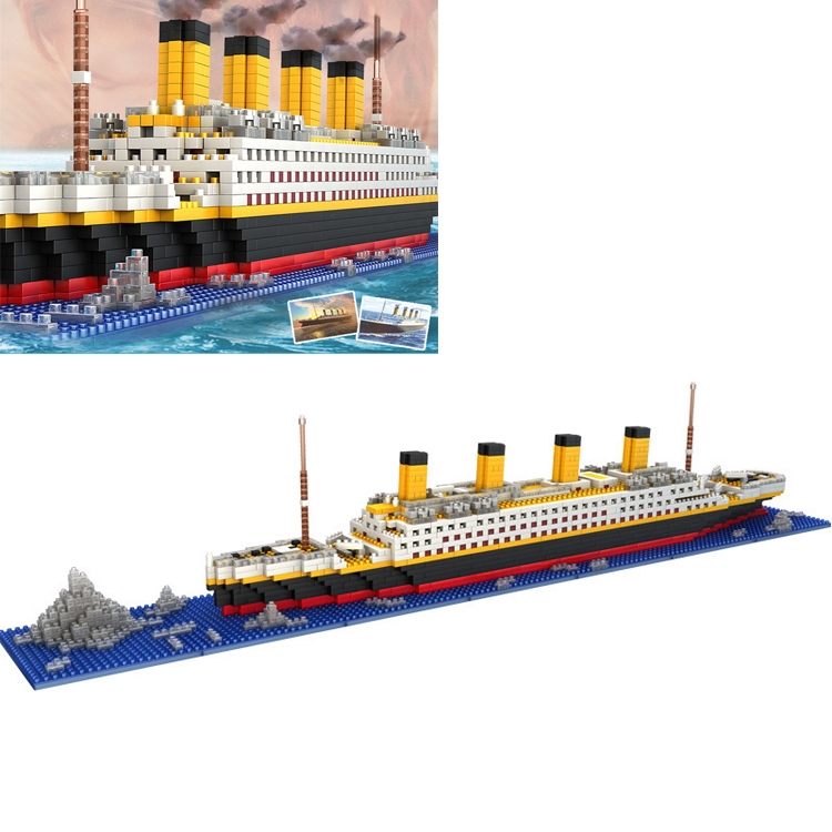 Titanic DIY Assembled Building Blocks Boat Children Educational Toy
Titanic DIY Assembled Building Blocks Boat Children Educational Toy