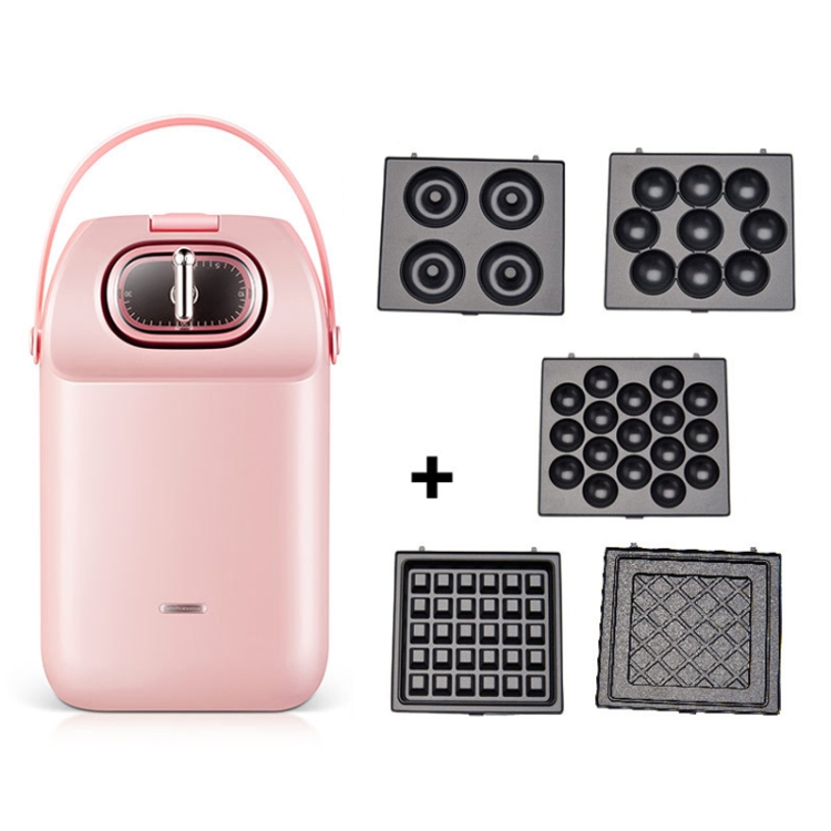 Multifunctional Waffle Maker Toaster Home Breakfast Machine Toast Pressure Roast(Pink)
Multifunctional Waffle Maker Toaster Home Breakfast Machine Toast Pressure Roast(Pink)