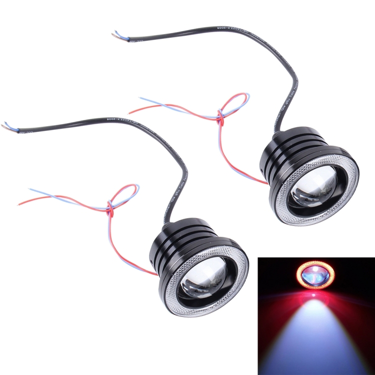 2 PCS 3.0 inch DC 12V 10W 900LM 6500K Car Angel Eyes Fog Lamp Foglight(Red Light + White Light)
2 PCS 3.0 inch DC 12V 10W 900LM 6500K Car Angel Eyes Fog Lamp Foglight(Red Light + White Light)