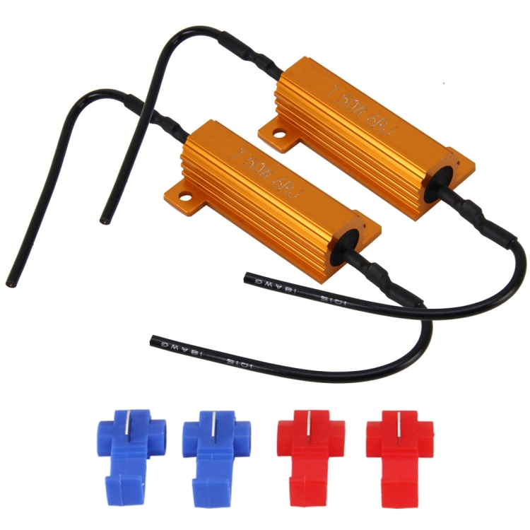 2 PCS Car Canbus Error Canceller Decoder Load Resistor LED 50W 6 Ohm No Blinking Decoder
2 PCS Car Canbus Error Canceller Decoder Load Resistor LED 50W 6 Ohm No Blinking Decoder