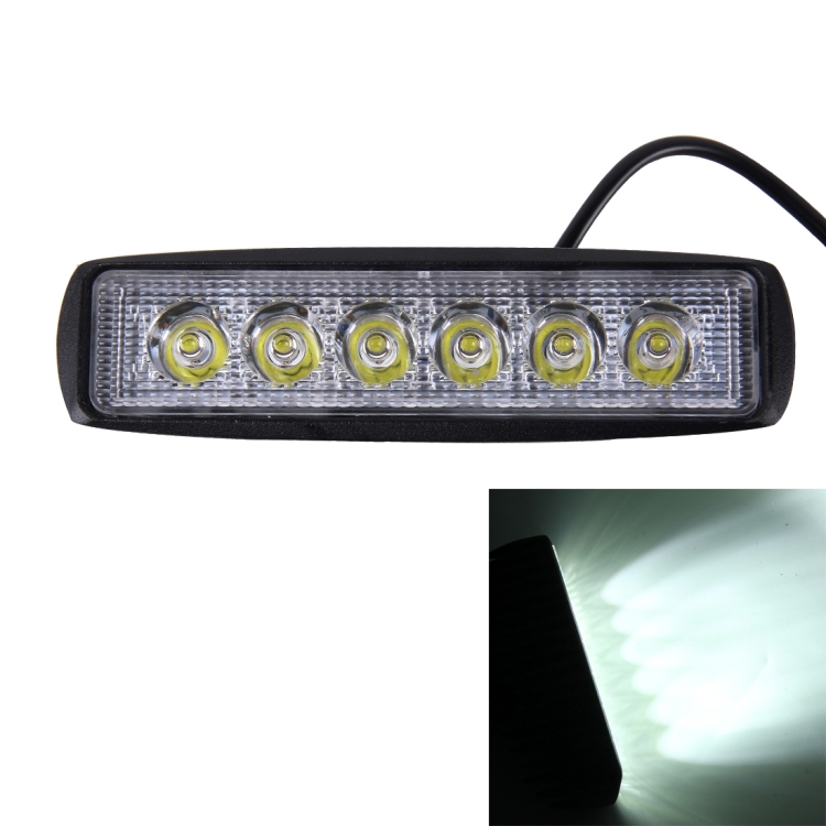 DC 10-30V 18W 1500LM 6500K Waterproof Vehicle Car Boat Marine External Work Lights Emergency Lights 30 Degrees Adjustable Spot Light LED Car Bulbs with 6 Intense Wafer LED Lights(White Light)
DC 10-30V 18W 1500LM 6500K Waterproof Vehicle Car Boat Marine External Work Lights Emergency Lights 30 Degrees Adjustable Spot Light LED Car Bulbs with 6 Intense Wafer LED Lights(White Light)