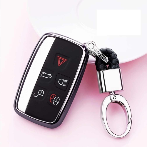 Electroplating TPU Single-shell Car Key Case with Key Ring for LAND ROVER Aurora / Discover God / Range Rover & JAGUAR (Black)
Electroplating TPU Single-shell Car Key Case with Key Ring for LAND ROVER Aurora / Discover God / Range Rover & JAGUAR (Black)