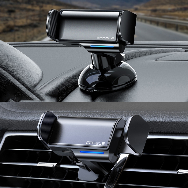 CAFELE Car Automatic Sensing Mobile Phone Bracket Holder, Air Outlet + Suction Cup Version
CAFELE Car Automatic Sensing Mobile Phone Bracket Holder, Air Outlet + Suction Cup Version