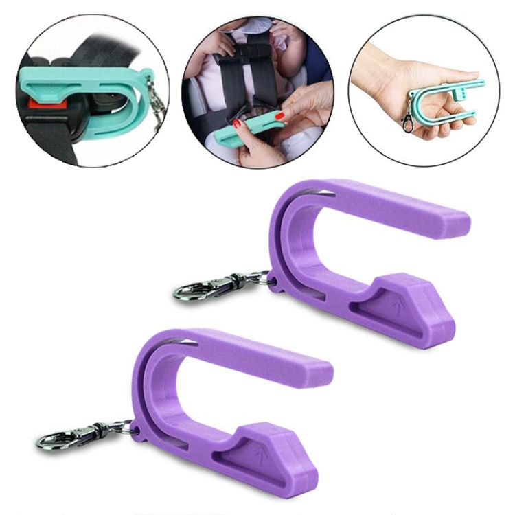 2 PCS Car Seat Key Safety Seat Unlocking Portable Unlock Child Safety Belt Accessories(Light Purple)
2 PCS Car Seat Key Safety Seat Unlocking Portable Unlock Child Safety Belt Accessories(Light Purple)