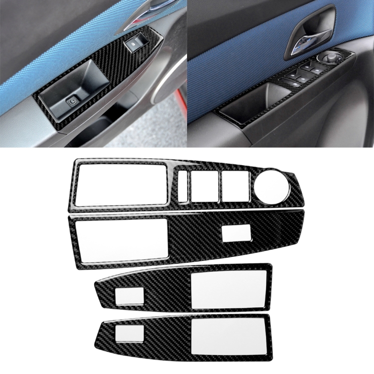 Car Carbon Fiber Window Lift Switch Panel Decorative Sticker for Chevrolet Cruze 2009-2015, Left Drive
Car Carbon Fiber Window Lift Switch Panel Decorative Sticker for Chevrolet Cruze 2009-2015, Left Drive