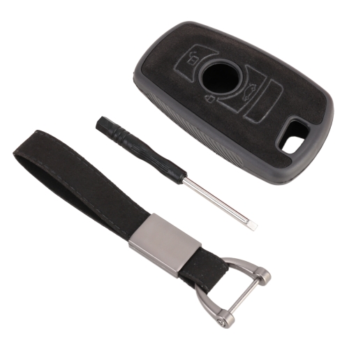 Car Flocking Plastic Square-shaped Key Protective Cover Two Buttons for BMW (Black)
Car Flocking Plastic Square-shaped Key Protective Cover Two Buttons for BMW (Black)