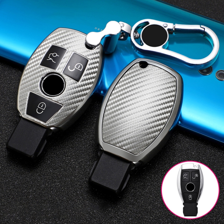 For Mercedes-Benz C-Class 3-button B Version Car TPU Key Protective Cover Key Case with Key Ring (Silver)
For Mercedes-Benz C-Class 3-button B Version Car TPU Key Protective Cover Key Case with Key Ring (Silver)