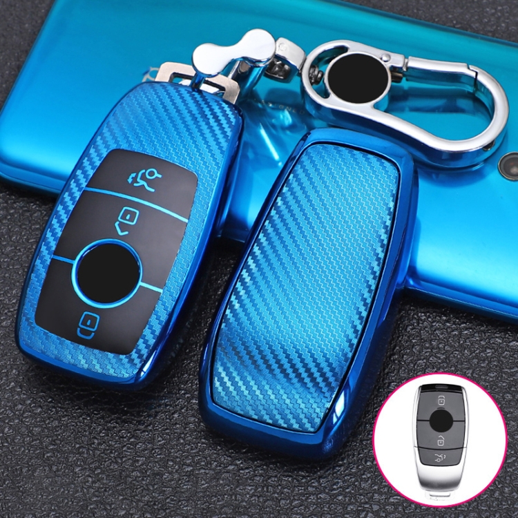 For Mercedes-Benz E-Class Smart 3-button Car TPU Key Protective Cover Key Case with Key Ring (Blue)
For Mercedes-Benz E-Class Smart 3-button Car TPU Key Protective Cover Key Case with Key Ring (Blue)
