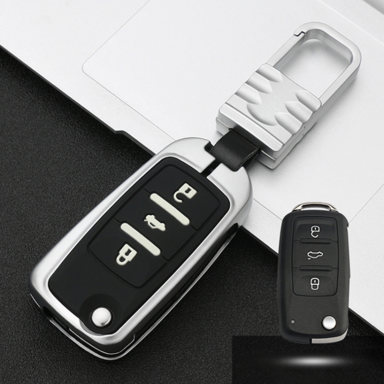 Car Luminous All-inclusive Zinc Alloy Key Protective Case Key Shell for Volkswagen A Style Folding 3-button(Silver)
Car Luminous All-inclusive Zinc Alloy Key Protective Case Key Shell for Volkswagen A Style Folding 3-button(Silver)