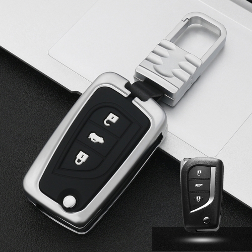 Car Luminous All-inclusive Zinc Alloy Key Protective Case Key Shell for Toyota B Style Folding 3-button (Silver)
Car Luminous All-inclusive Zinc Alloy Key Protective Case Key Shell for Toyota B Style Folding 3-button (Silver)