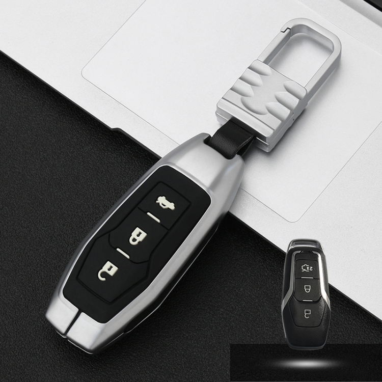 Car Luminous All-inclusive Zinc Alloy Key Protective Case Key Shell for Ford C Style Smart 3-button (Silver)
Car Luminous All-inclusive Zinc Alloy Key Protective Case Key Shell for Ford C Style Smart 3-button (Silver)