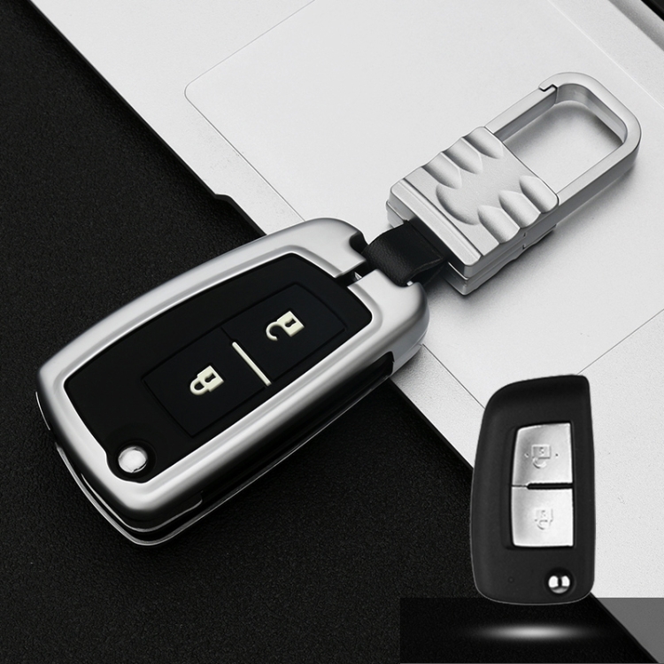 Car Luminous All-inclusive Zinc Alloy Key Protective Case Key Shell for Nissan E Style Folding 2-button (Silver)
Car Luminous All-inclusive Zinc Alloy Key Protective Case Key Shell for Nissan E Style Folding 2-button (Silver)