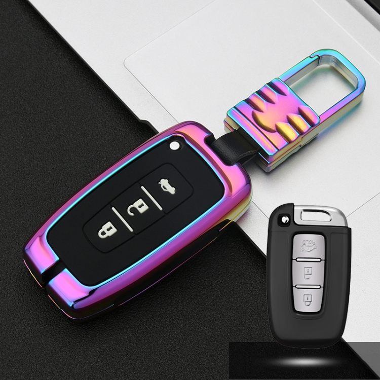 Car Luminous All-inclusive Zinc Alloy Key Protective Case Key Shell for Hyundai E Style Smart 3-button (Colour)
Car Luminous All-inclusive Zinc Alloy Key Protective Case Key Shell for Hyundai E Style Smart 3-button (Colour)