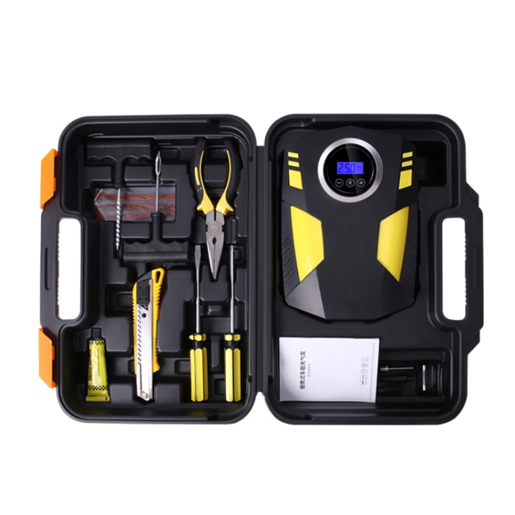 Car 12V Portable Inflatable Cylinder Pedal Digital Display Air Pump with Light & Tool Box
Car 12V Portable Inflatable Cylinder Pedal Digital Display Air Pump with Light & Tool Box