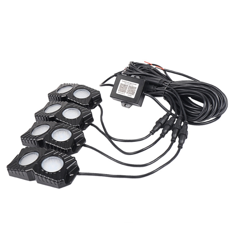 DC12-24V 18/27/36W 4 in 1 Dual-row RGB Mobile Phone Bluetooth APP Control Car Bottom Light / Chassis Light / Yacht Deck Light
DC12-24V 18/27/36W 4 in 1 Dual-row RGB Mobile Phone Bluetooth APP Control Car Bottom Light / Chassis Light / Yacht Deck Light