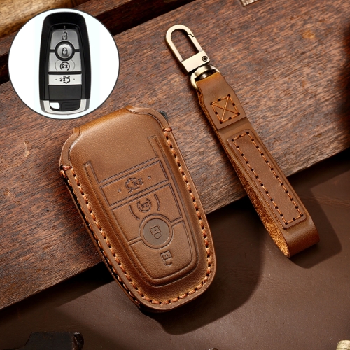 Hallmo Car Cowhide Leather Key Protective Cover Key Case for Ford Focus C Style (Brown)
Hallmo Car Cowhide Leather Key Protective Cover Key Case for Ford Focus C Style (Brown)