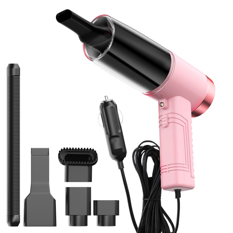 3 in 1 Car Dry and Wet Vacuum Cleaner with Aromatherapy + LED Lighting Function(Pink)
3 in 1 Car Dry and Wet Vacuum Cleaner with Aromatherapy + LED Lighting Function(Pink)