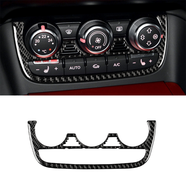 Car Carbon Fiber Air Conditioning Button Decorative Sticker for Audi TT 8n 8J MK123 TTRS 2008-2014, Left and Right Drive Universal
Car Carbon Fiber Air Conditioning Button Decorative Sticker for Audi TT 8n 8J MK123 TTRS 2008-2014, Left and Right Drive Universal