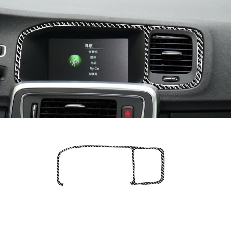 Car Carbon Fiber Navigation Frame Decorative Stickers for Volvo V60 2010-2017 / S60 2010-2018, Left Drive
Car Carbon Fiber Navigation Frame Decorative Stickers for Volvo V60 2010-2017 / S60 2010-2018, Left Drive