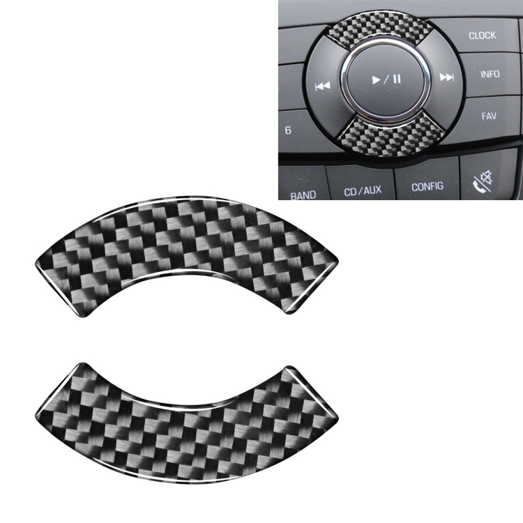 Car Carbon Fiber CD Button Decorative Sticker for Chevrolet Cruze 2009-2015, Left and Right Drive Universal
Car Carbon Fiber CD Button Decorative Sticker for Chevrolet Cruze 2009-2015, Left and Right Drive Universal