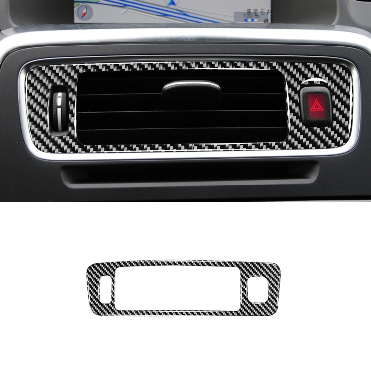 Car Carbon Fiber Central Control Below Air Outlet Decorative Stickers for Volvo V60 2010-2017 / S60 2010-2018, Left Drive
Car Carbon Fiber Central Control Below Air Outlet Decorative Stickers for Volvo V60 2010-2017 / S60 2010-2018, Left Drive