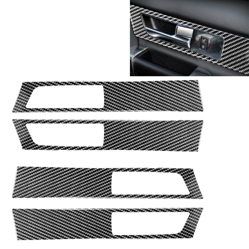 4 PCS Car Carbon Fiber Door Inner Handle Decorative Sticker for Land Rover Discovery 4 2010-2016, Left and Right Drive Universal
4 PCS Car Carbon Fiber Door Inner Handle Decorative Sticker for Land Rover Discovery 4 2010-2016, Left and Right Drive Universal