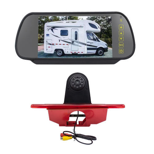 PZ465 Car Waterproof Brake Light View Camera + 7 inch Rearview Monitor for Citroen / Peugeot / Toyota
PZ465 Car Waterproof Brake Light View Camera + 7 inch Rearview Monitor for Citroen / Peugeot / Toyota