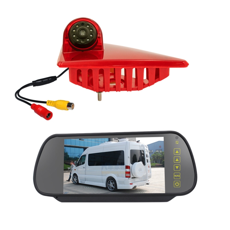 PZ462 Car Waterproof Brake Light View Camera + 7 inch Rearview Monitor for Renault / Nissan / Opel
PZ462 Car Waterproof Brake Light View Camera + 7 inch Rearview Monitor for Renault / Nissan / Opel