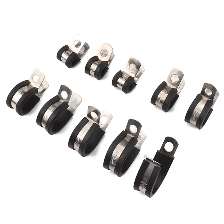 10 PCS Car Rubber Cushion Pipe Clamps Stainless Steel Clamps, Size: 7/8 inch (22mm)
10 PCS Car Rubber Cushion Pipe Clamps Stainless Steel Clamps, Size: 7/8 inch (22mm)