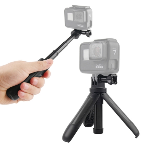 

GP446 Multifunctional Mini Fixed Tripod for GoPro HERO9 Black / HERO8 Black /7 /6 /5 /5 Session /4 Session /4 /3+ /3 /2 /1, DJI Osmo Action, Xiaoyi and Other Action Cameras(Black)