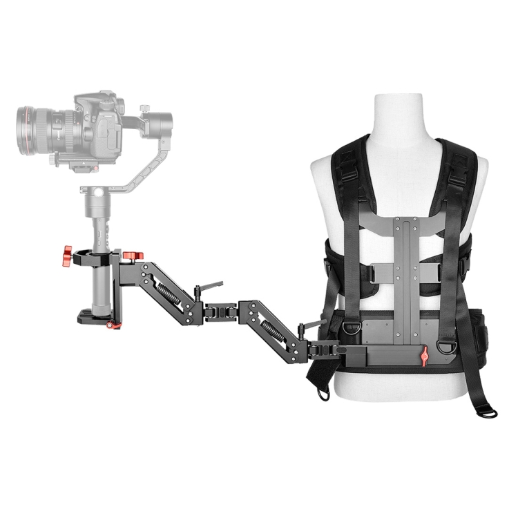 YELANGU B300 Three-axis Shock-absorbing Arm Vest Stabilizing Camera Support System Easy Rig for DSLR & DV Digital Video Cameras (Black)
YELANGU B300 Three-axis Shock-absorbing Arm Vest Stabilizing Camera Support System Easy Rig for DSLR & DV Digital Video Cameras (Black)