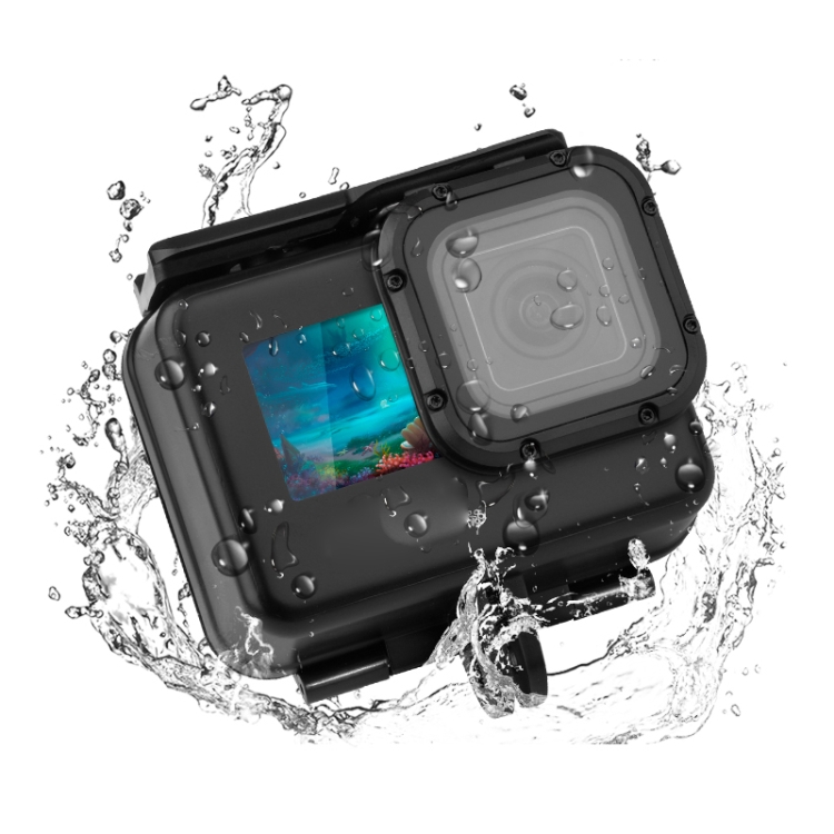 50m Waterproof Housing Protective Case with Buckle Basic Mount & Screw for GoPro HERO10 Black / HERO9 Black (Black)
50m Waterproof Housing Protective Case with Buckle Basic Mount & Screw for GoPro HERO10 Black / HERO9 Black (Black)