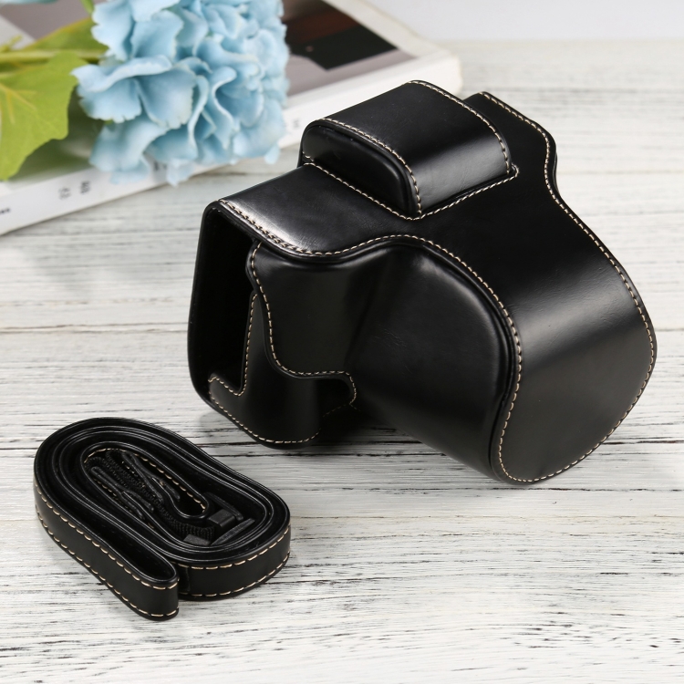 PU Leather Camera Full Body Case Bag with Strap for FUJIFILM X-T200 (15-45mm Lens)(Black)
PU Leather Camera Full Body Case Bag with Strap for FUJIFILM X-T200 (15-45mm Lens)(Black)