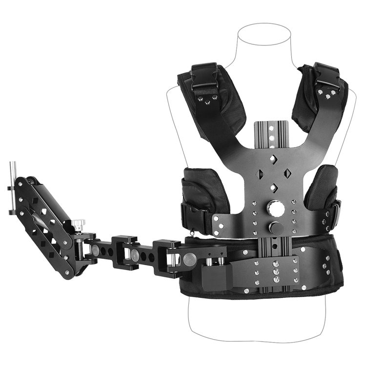 YELANGU B200 Single Shock-absorbing Arm Stabilizer Vest Camera Support System for DSLR & DV Digital Video Cameras(Black)
YELANGU B200 Single Shock-absorbing Arm Stabilizer Vest Camera Support System for DSLR & DV Digital Video Cameras(Black)