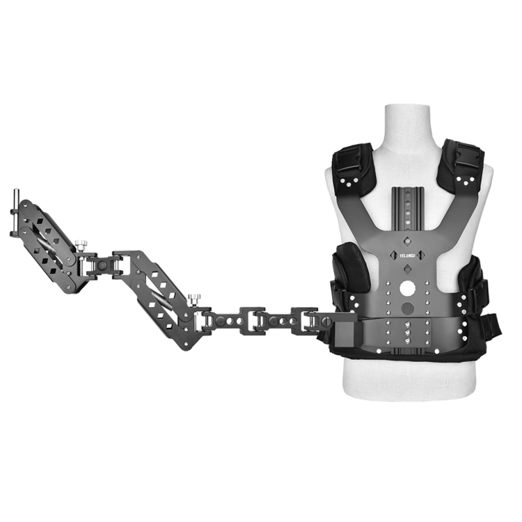 YELANGU B200-C1 Dual Shock-absorbing Arm Stabilizer Vest Camera Support System for DSLR & DV Digital Video Cameras (Black)
YELANGU B200-C1 Dual Shock-absorbing Arm Stabilizer Vest Camera Support System for DSLR & DV Digital Video Cameras (Black)