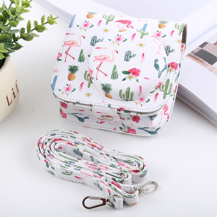 Cactus Flamingo Pattern Full Body Camera PU Leather Case Bag with Strap for FUJIFILM instax mini 9 / mini 8+ / mini 8
Cactus Flamingo Pattern Full Body Camera PU Leather Case Bag with Strap for FUJIFILM instax mini 9 / mini 8+ / mini 8