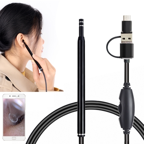 Home Otoscope Three-in-One Ear Endoscope 130W HD Otoscope Visual Ear Picking Otoscope (Black)
Home Otoscope Three-in-One Ear Endoscope 130W HD Otoscope Visual Ear Picking Otoscope (Black)