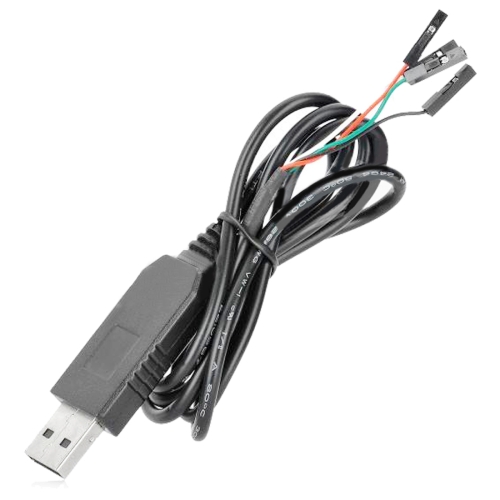 

LDTR-WG0133 PL2303HX 1m USB to TTL / USB to COM Module Converter Cable (Black)