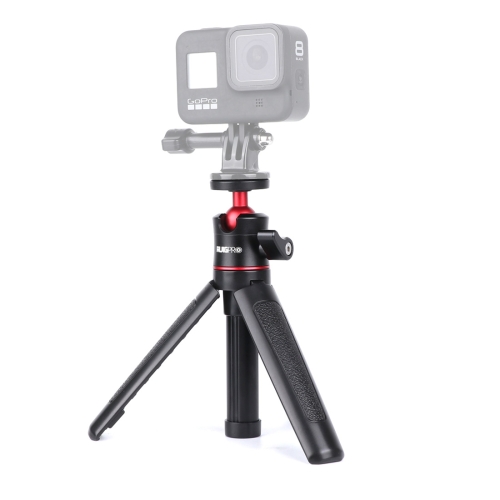 

RUIGPRO Multi-functional Foldable Tripod Holder Selfie Monopod Stick with Ball Head for GoPro HERO9 Black / HERO8 Black /7 /6 /5, Insta360 One R, DJI Osmo Action, Xiaoyi Sport Cameras(Black)